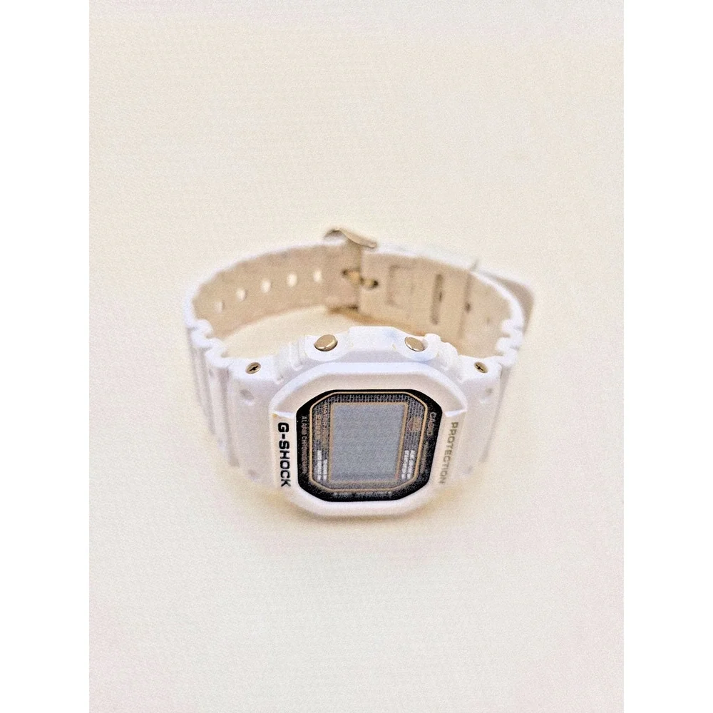 Casio G-Shock DW-5625B 25th Anniversary Mens Watch White Gold Resin Stainless
